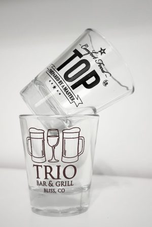 Top and Trio Shot Glass Set