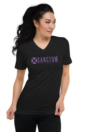 Sanctum Unisex Short Sleeve V-Neck T-Shirt